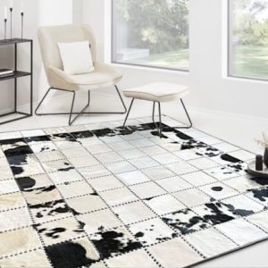 Tapis de couloir peau de vache