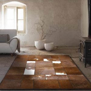 Tapis de couloir peau de vache a