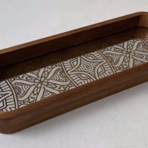Plateau Apéro Personnalisable en Bois Massif